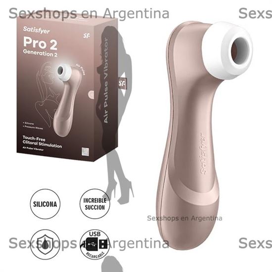 Pro 2 light rose gold succionador de clitoris con USB C